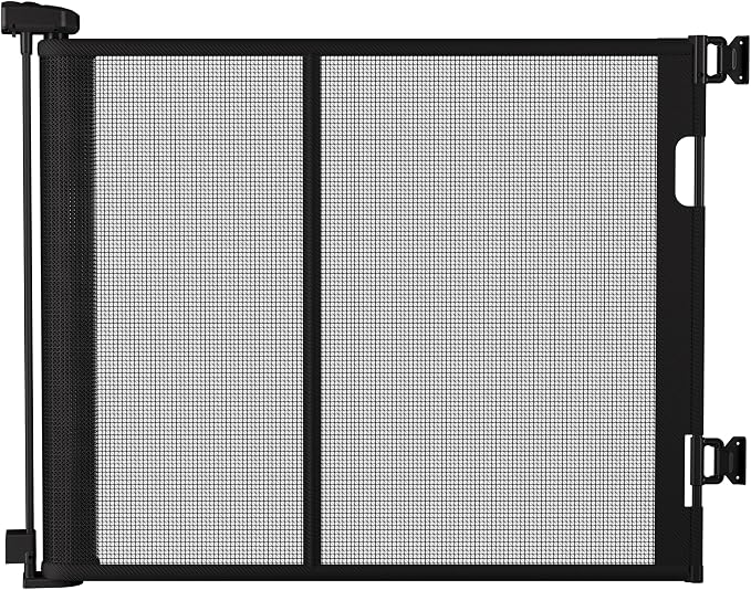 120 inches Extra Wide Baby Gate, 34 inches Tall Retractable Pet Gate by Unknown
