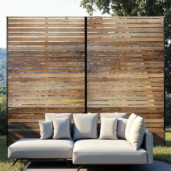 GarveeLife Metal Privacy Screen 72" h x 47" w, Outdoor Privacy Screens and by GarveeLife