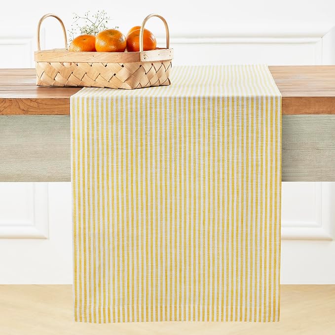 Solino Home Linen Table Runner 48 Inches by SolinoHome