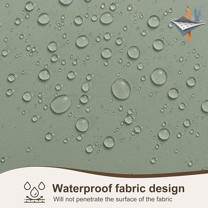 Outdoor Patio Curtains Waterproof 6 Panels 54x95 Inch- Protect Privacy & - Image 6