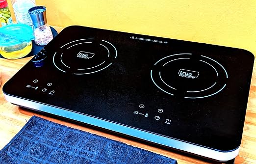 TI-2C 23 inch Portable Dual Induction Glass-Ceramic Cooktop, UL1026 Certified - Image 4