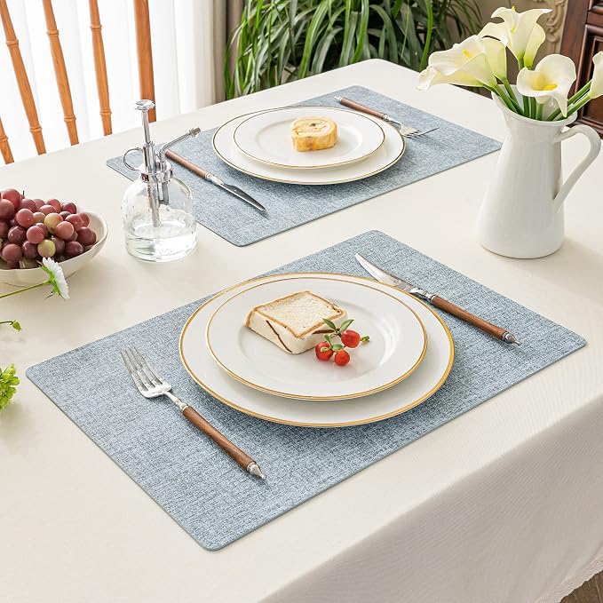 Romanstile Vinyl Placemats Set of 4-12 X 17 Inch - Image 8