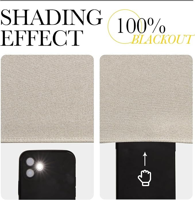 NICETOWN 100% Blackout Outdoor Curtains - Image 5
