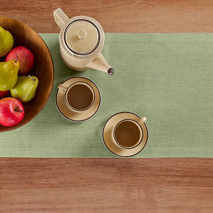 Solino Home Linen Table Runner 108 Inches Long - Image 3