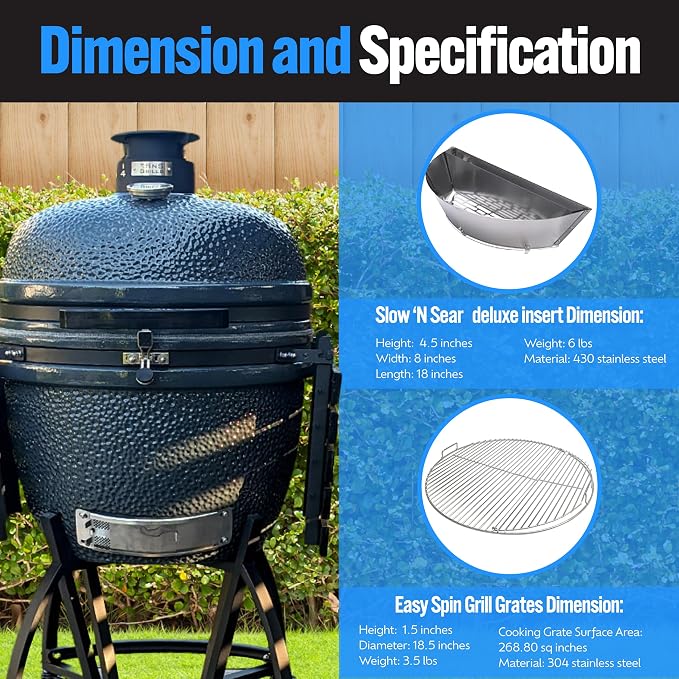 SnS Grills Slow ‘N Sear® 5-Piece Cooking System - Image 5