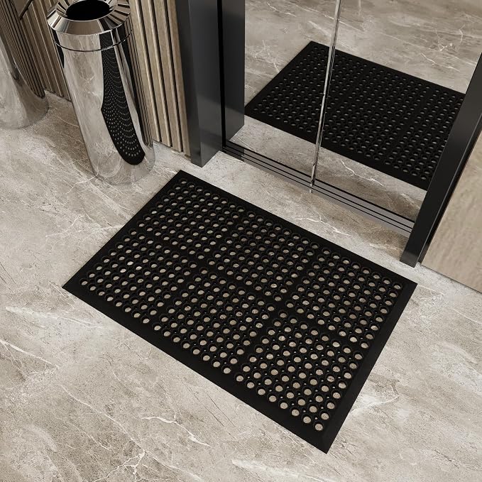 Ottomanson Heavy Duty Rubber Floor Mat – Non-Slip, Waterproof, Restaurants - Image 2