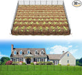 FXW Decorative Garden Fence for Yard - 20in x 59.2ft 32 Panels - Metal Fencing by FXW