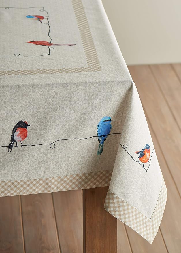 Maison d' Hermine Table Cloth Rectangle Table 100% Cotton 70 x 108 Inches - Image 7