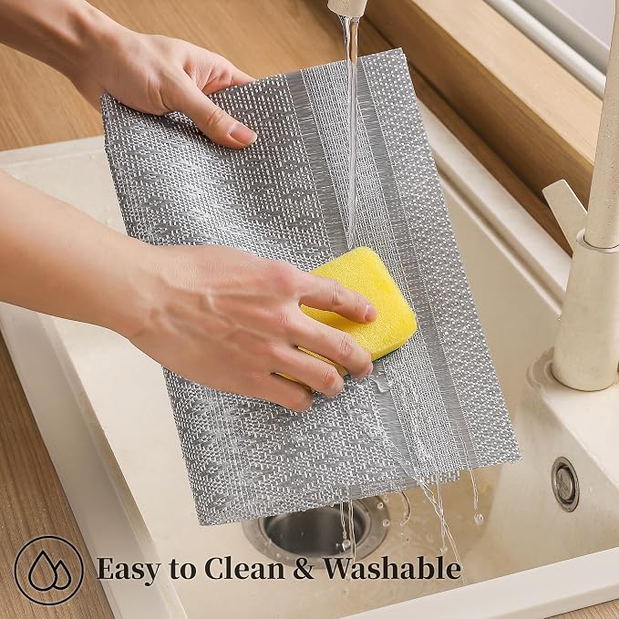 Leetaltree Lunar Grey Placemats Set of 4 - Image 5