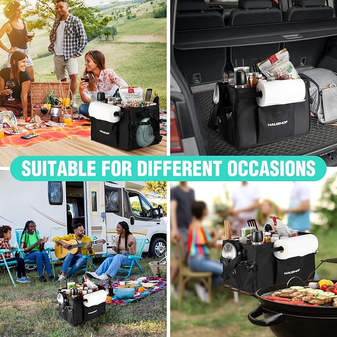 HAUSHOF Large Grill and Picnic Caddy - Image 9