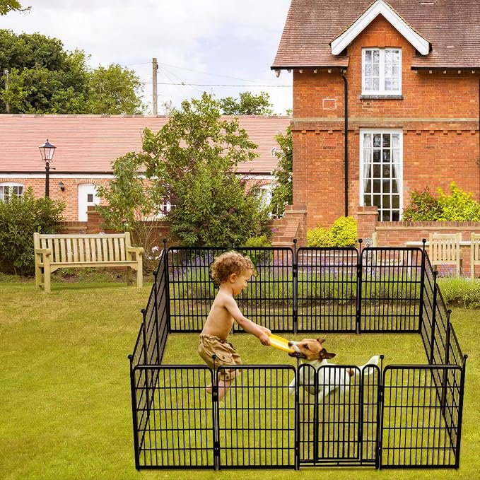 Garden Fence with Gate 36 in×27 in 14 Panels Total 31 Ft, Garden Fences and - Image 7