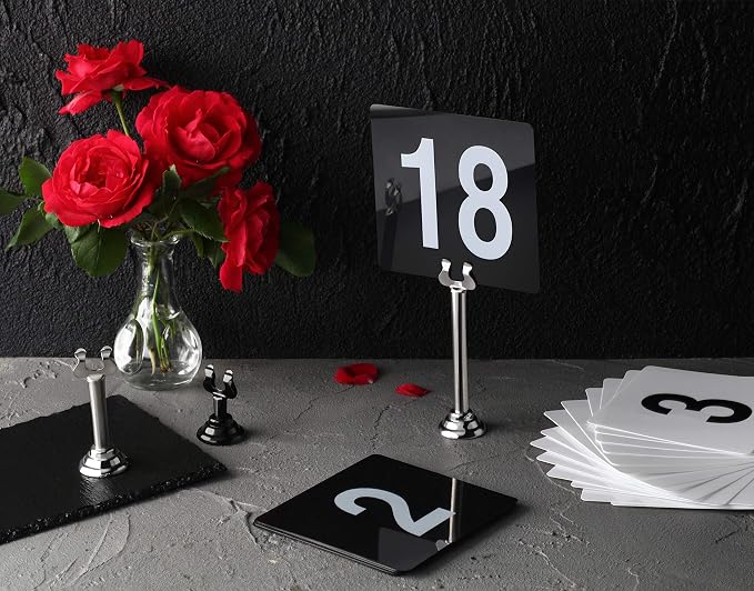 New Star Foodservice 23459 Harp Clip Style, Place Card/Table Number Holder - Image 6