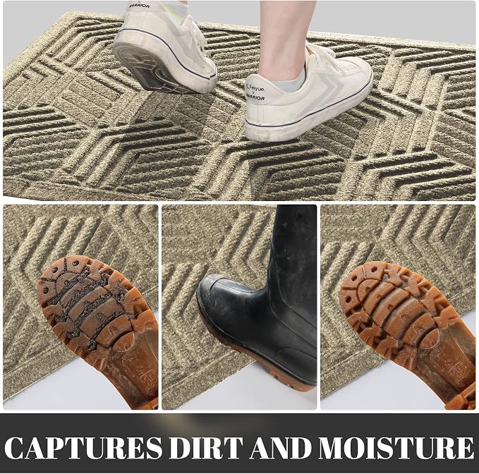 Yimobra Extra Large Door Mat 36x24, All-Season Waterproof Outdoor Mats - Image 6
