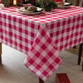 Gingham Tablecloth Fabric by Essifunia