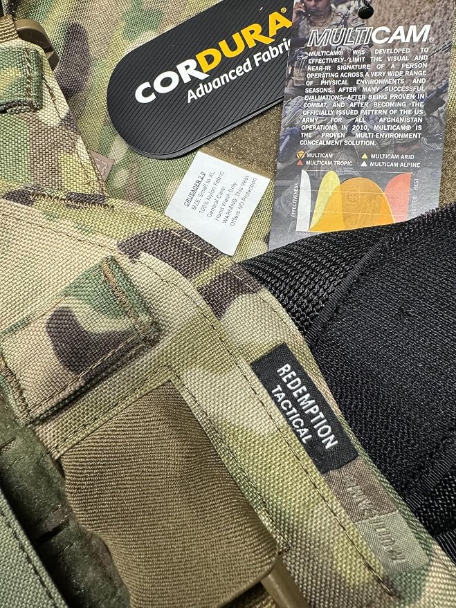 Redemption Crusader 2.0 Molle Quick Release Buckles Airsoft Vest - Image 9