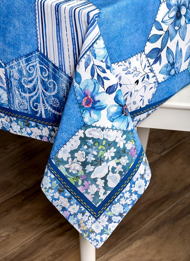 Maison d' Hermine Table Cloth Rectangle Table 100% Cotton 60 x 90 Inches - Image 8