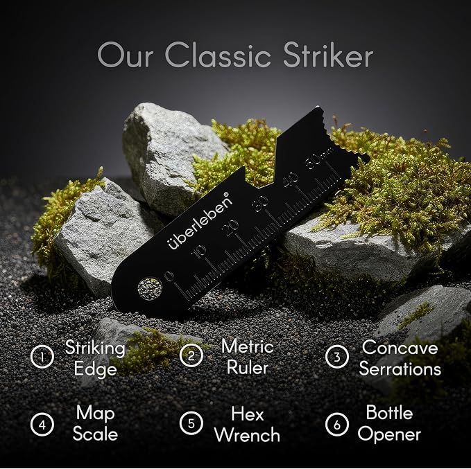 Überleben | Kräftig PRO Ferro Rod Fire Starter Survival Tool – Up to 20 - Image 4
