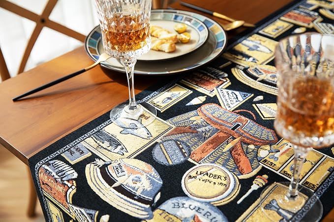 13×72 Inch Table Runner, Retro-Luxury Tassels Series - Image 5