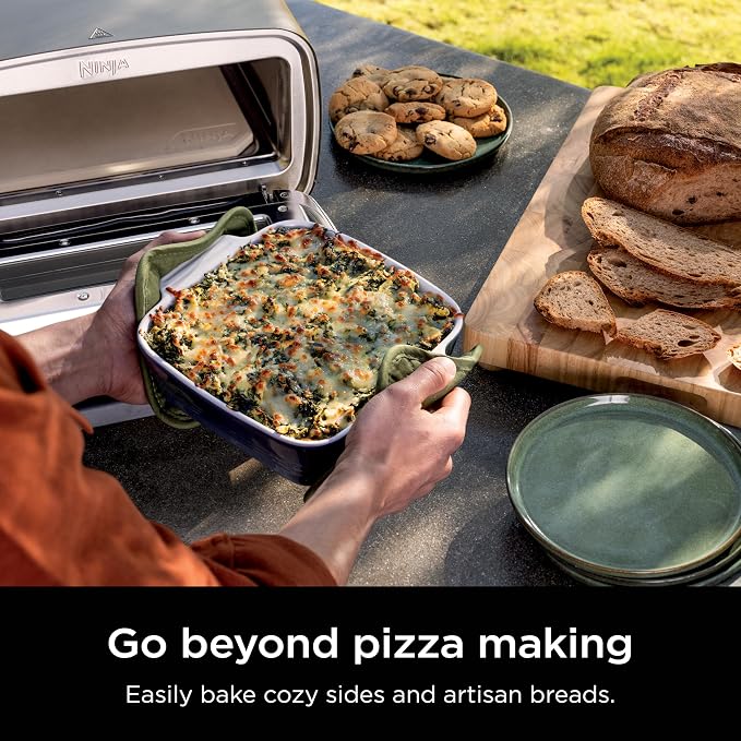 Ninja Artisan Outdoor Pizza Oven, 3-minute Pizza, Neapolitan, Thin Crust - Image 3