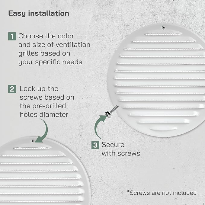 Vent Systems 8" White Soffit Vent Cover - Image 5