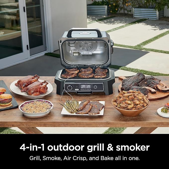 Ninja | Grill & Smoker | Outdoor Woodfire Pro XL | 4 in 1 Grill, BBQ Smoker - Image 5
