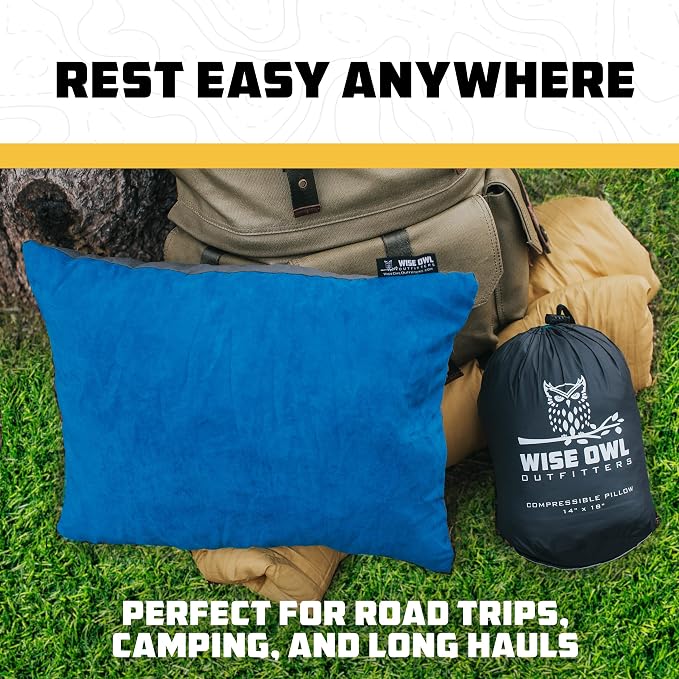 Wise Owl Outfitters Camping Pillow - Image 8