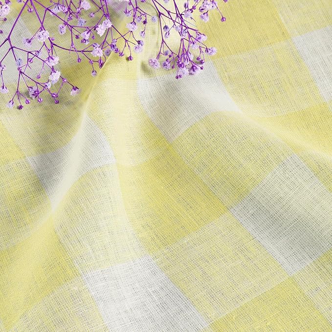 Solino Home Linen Checkered Table Runner 120 Inches Long - Image 9
