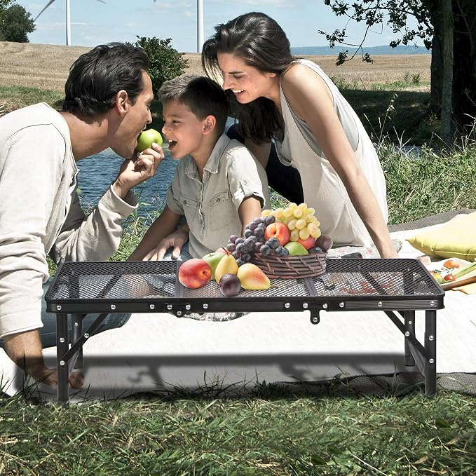 RedSwing Tri-fold Folding Picnic Table, Lightweight Height Adjustable Aluminum - Image 8