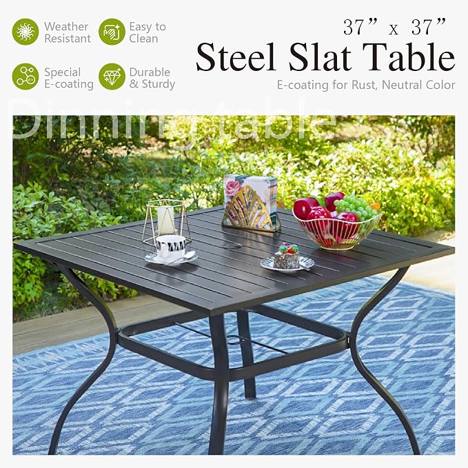 Sophia & William Outdoor Dining Set Patio Dining Set - Image 6