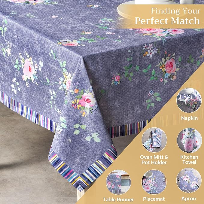 Maison d' Hermine Table Cloth Rectangle Table 100% Cotton 54 x 72 Inches - Image 5