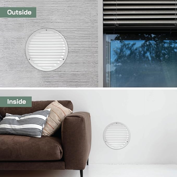 Vent Systems 8" White Soffit Vent Cover - Image 4