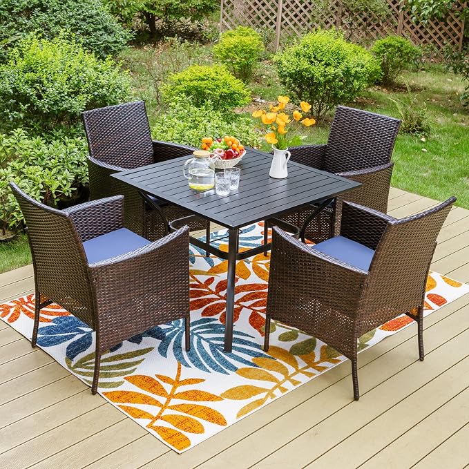 Sophia & William 5 Pieces Patio Dining Set - Image 7