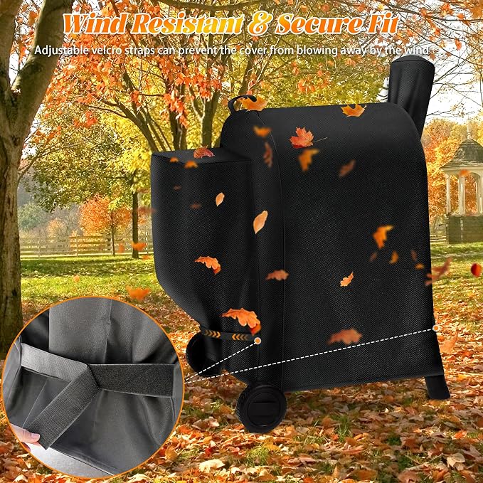 Grill Cover for Traeger Pro 575 22 Lil' Tex Elite Wood Pellet Smoker - Image 4