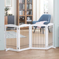 Spirich Free Standing Foldable Wire Pet Gate by SpirichLLC