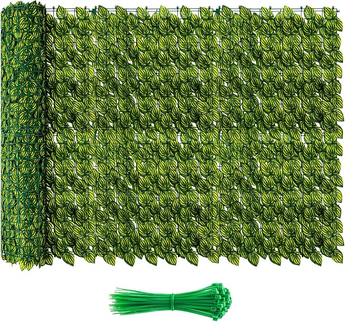 KASZOO Artificial Ivy Privacy Fence Screen by HOME