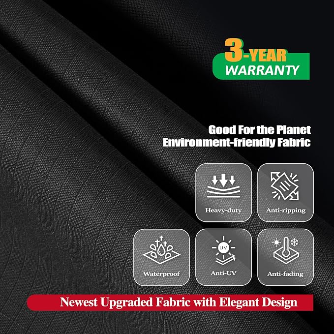 F&J Outdoors Grill Cover, Waterproof Anti-UV - Image 3