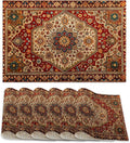 Boho Ethnic Placemats Set of 6, Retro Flower Placemats Washable Kitchen Dining by ZTHLL