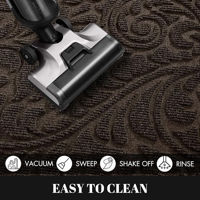 Yimobra Door Mat Outside Entrance 29.5x17, Waterproof Sturdy Outdoor Mats - Image 7