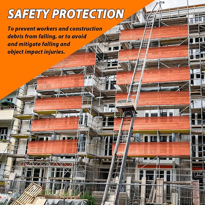 20' L x 40" W Construction Safety Debris Netting - Image 6