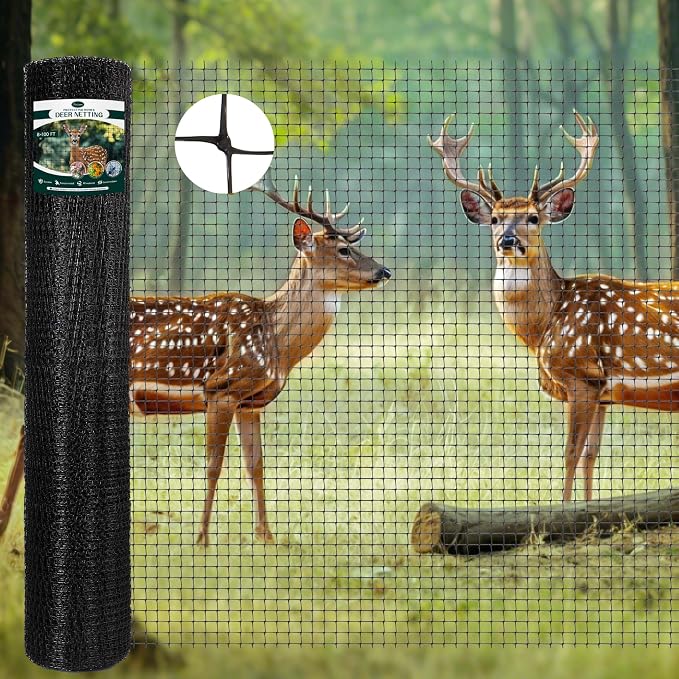 FRUITEAM 8ft×165ft Deer-Fence, Deer-Netting - Image 2