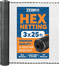 Zebro Plastic Chicken Wire Fence – Lightweight Poultry Netting & Garden Fence by Unknown