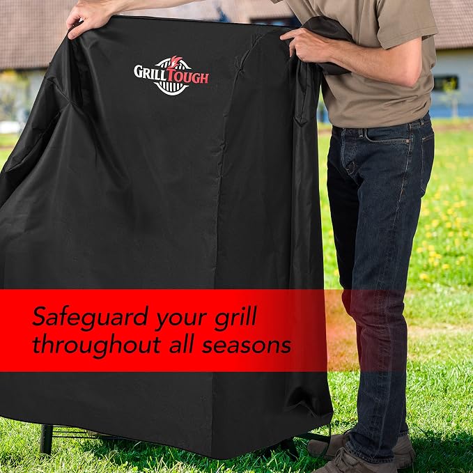 Heavy Duty Smoker Cover, 30 Inch – Waterproof, Weather Resistant, UV & Fade - Image 6