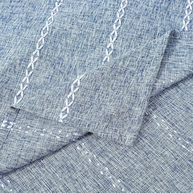 Chassic 60 x 60 inches Farmhouse Style Linen tablecloths, Wrinkle Resistant - Image 6