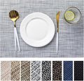 LEXMORE PlaceMats Set of 12 Vinyl/Plastic Woven Place Mats by lexmore