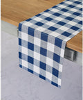 Solino Home Linen Checkered Table Runner 36 Inches by SolinoHome