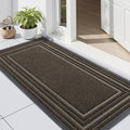 Buganda Front Door Mat Indoor Outdoor Entrance, Non-Slip Natural Rubber Doormats by Buganda