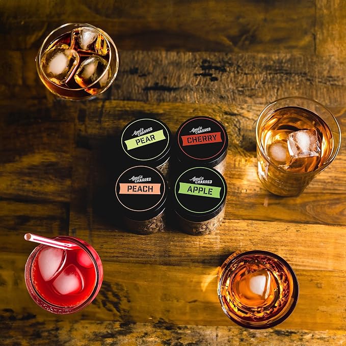400 Cocktail Smoker Wood Chips Fruit 4 Pack – Apple, Pear – Whiskey Smoker Wood - Image 8