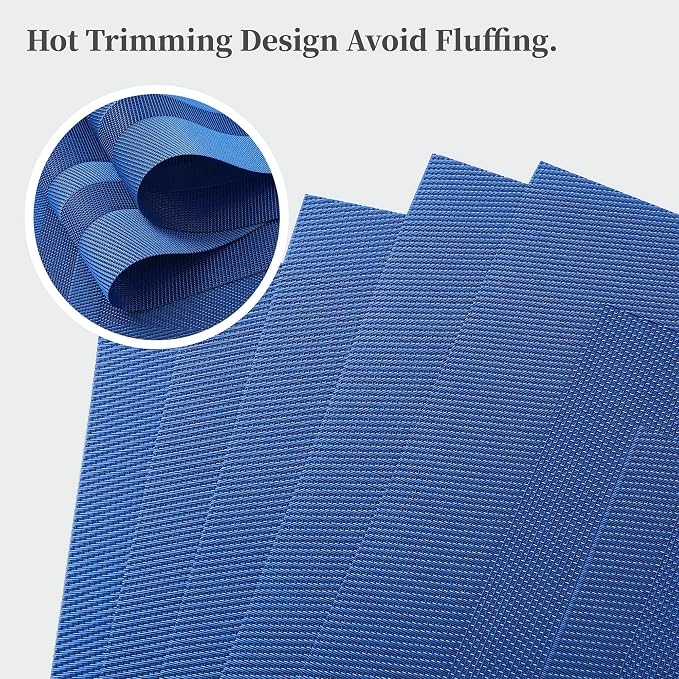 Leetaltree Blue Frame Placemats Set of 4 - Image 3