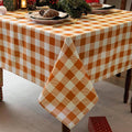 Classic Gingham Tablecloth Fabric by Essifunia