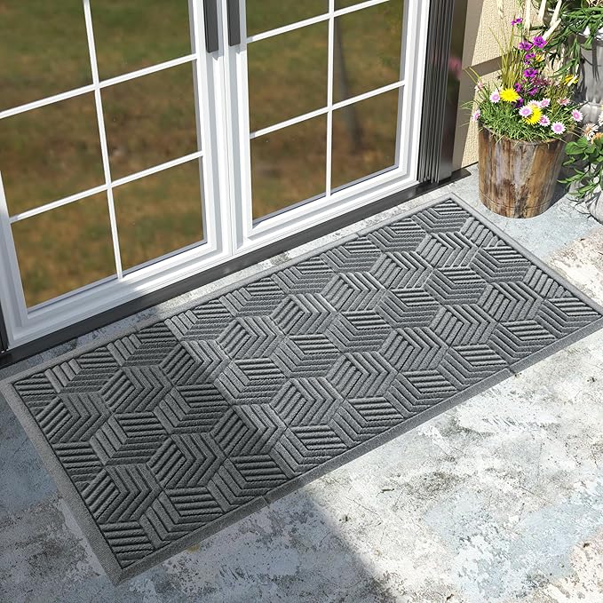 Yimobra Large Door Mat 47x24, All-Season Waterproof Outdoor Mats by Yimobra